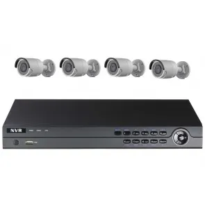4Ch DVR, 8MP Bullet Security Camera Package - Image 3