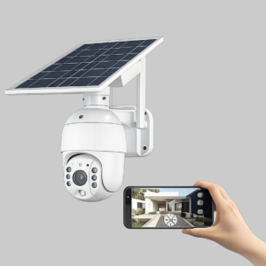 Solar Panel Pan Tilt & Zoom Camera